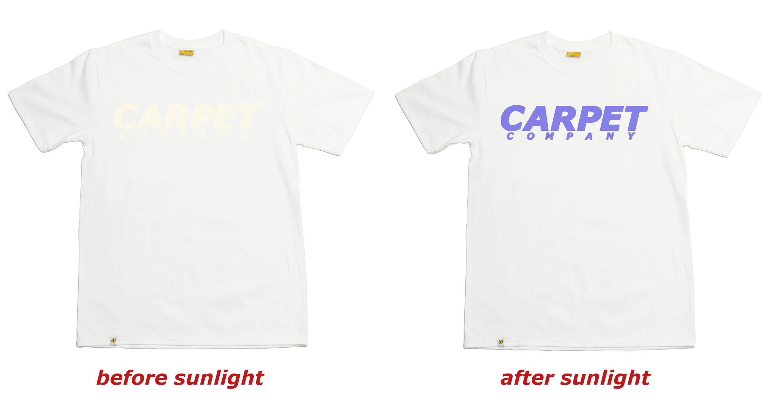 【CARPET COMPANY】 Tourist Tee White Tourist Tee — Carpet Company